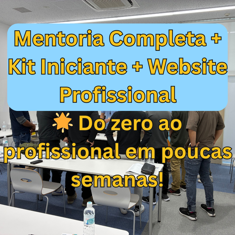 Mentoria Completa + Kit Iniciante + Website Profissional